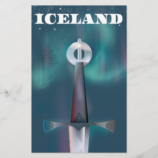 Papelería Espada medieval islandesa (Anverso)