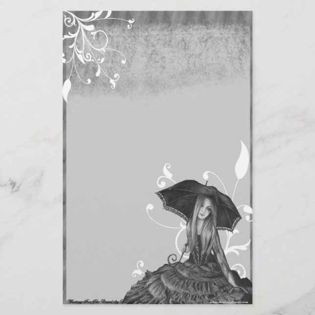 Papelería Esperando el amanecer - efectos de escritorio (Anverso)