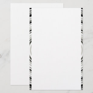 Papelería Espiral negra y blanca