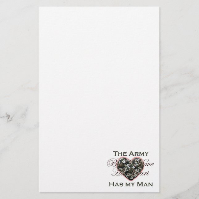 Papelería Esposa del ejército inmóvil (Anverso)