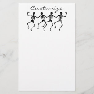 Papelería Esqueletos Halloween Thunder_Cove del baile