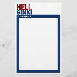 Papelería Estación de Helsinki, personalizable
