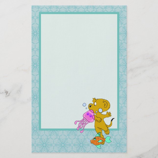 Papelería Estación de natación de Ferald (Anverso)