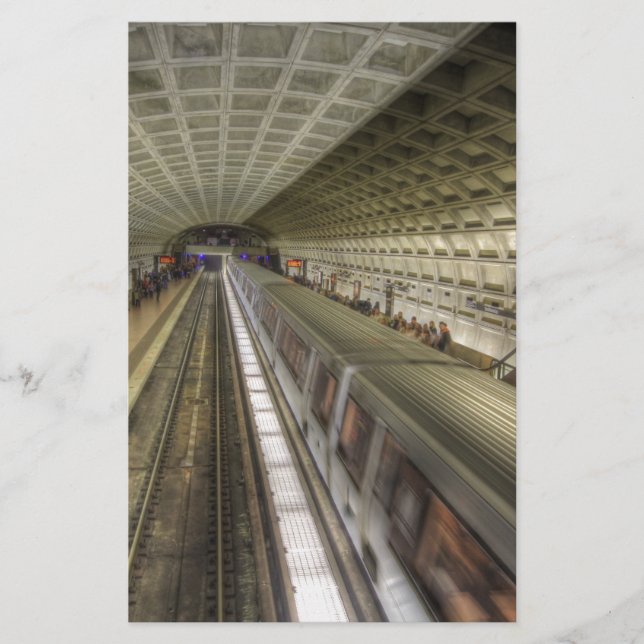 Papelería Estación de tren Washington DC (Anverso)