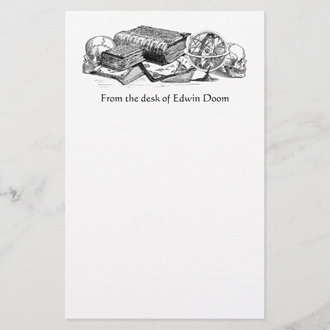 Papelería Estacionalidad de conocimiento y muerte (Anverso)