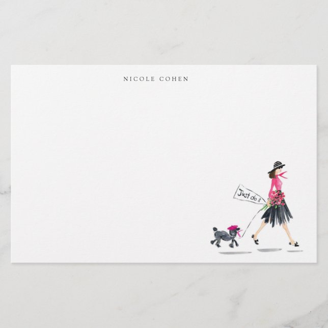 Papelería Estacionalidad Personalizada Para La Mujer (Anverso)