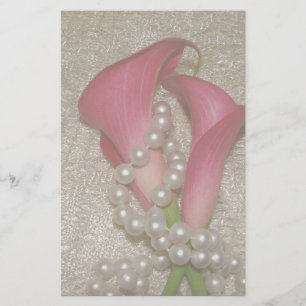 Papelería Estacionamiento Calla Lilies & Pearls