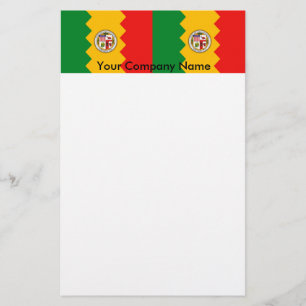 Papelería Estacionamiento con bandera de Los Ángeles, Califo