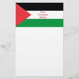 Papelería Estacionamiento con bandera de Palestina