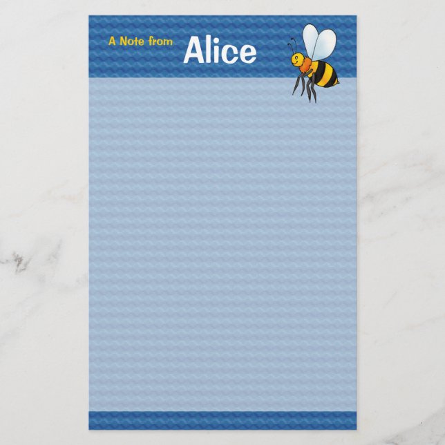 Papelería Estacionamiento De Abeja Coool (Anverso)