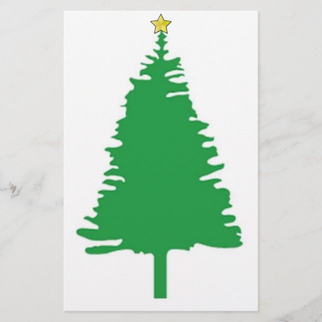 Papelería Estacionamiento de árbol de Navidad (Anverso)