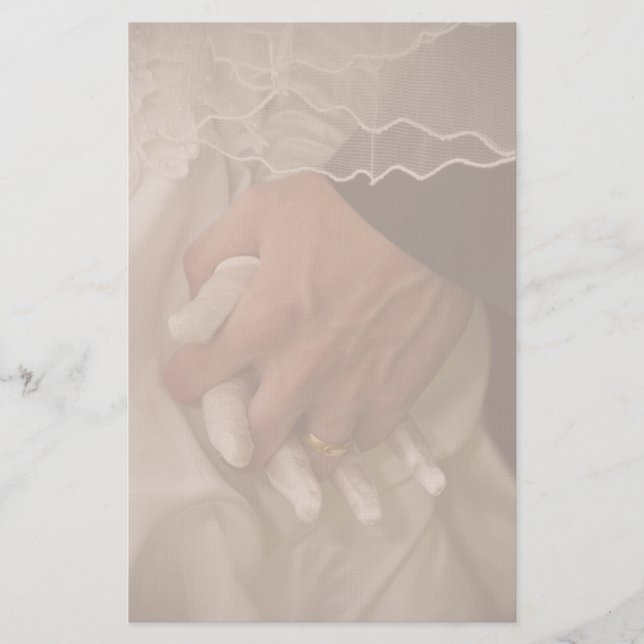 Papelería Estacionamiento de bodas antiguas (Anverso)