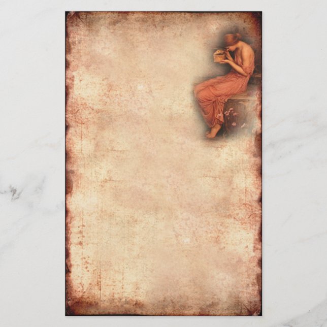 Papelería Estacionamiento de caja de oro y psiquis (Anverso)