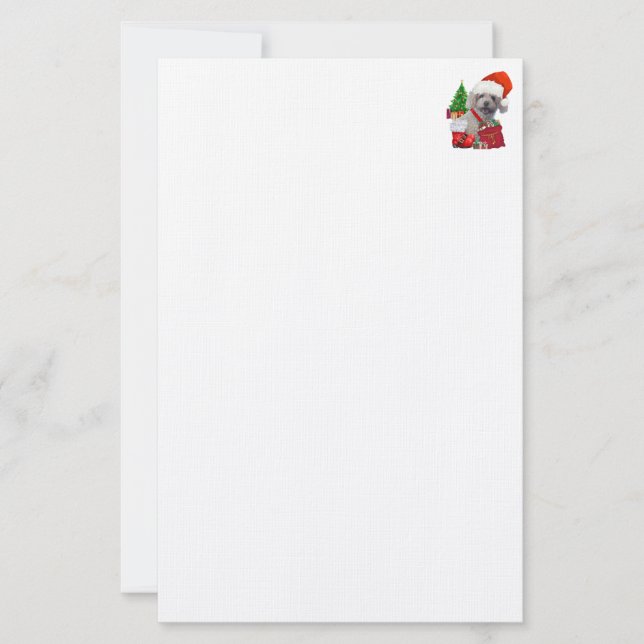 Papelería Estacionamiento de canapé navideño (Anverso)