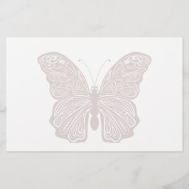 Papelería Estacionamiento de diseño de mariposa