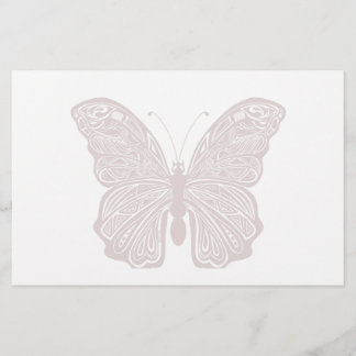 Papelería Estacionamiento de diseño de mariposa