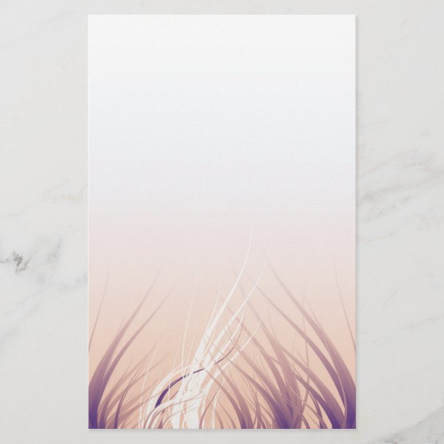 Papelería Estacionamiento de diseño floral (Anverso)