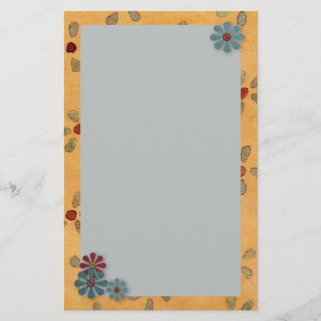 Papelería Estacionamiento de flores de campo (Anverso)