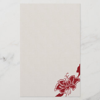 Papelería Estacionamiento de flores Red Lotus