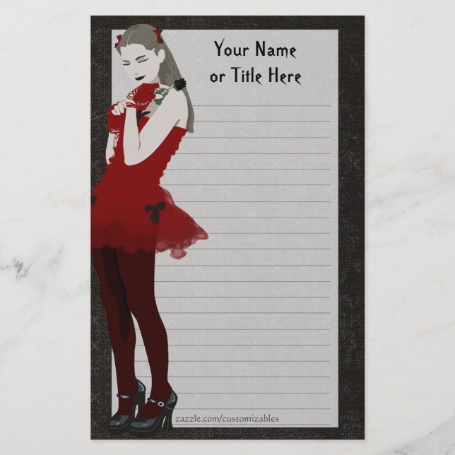 Papelería Estacionamiento de Gótico (Anverso)