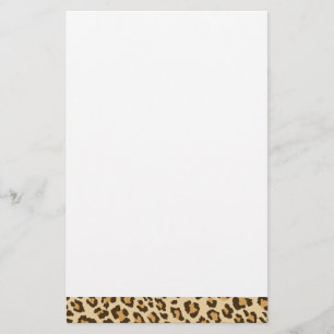 Papelería Estacionamiento de impresión Leopardo
