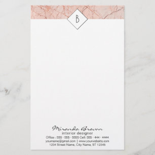 Papelería Estacionamiento de información de contacto de márm