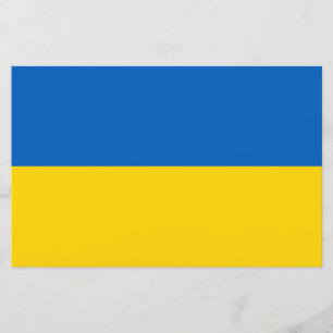 Papelería Estacionamiento de la bandera ucraniana (Ucrania)