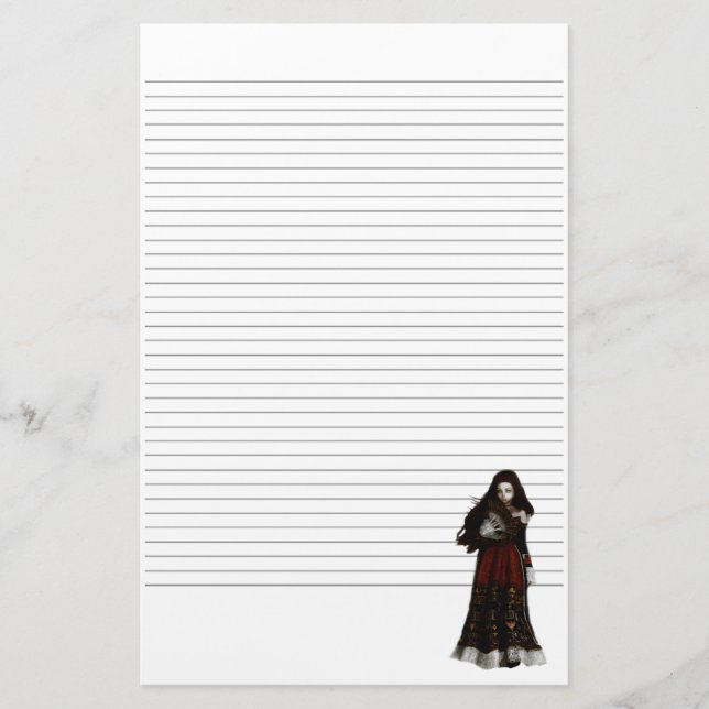 Papelería Estacionamiento de la belleza de los vampiros (Anverso)