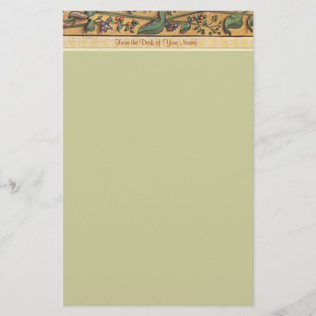 Papelería Estacionamiento de la frontera del siglo XV (Anverso)