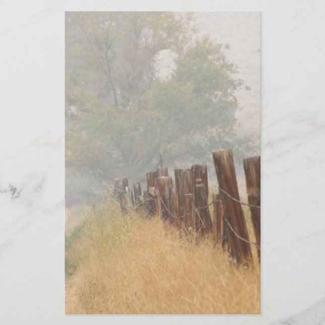 Papelería Estacionamiento de línea de cerco (Anverso)