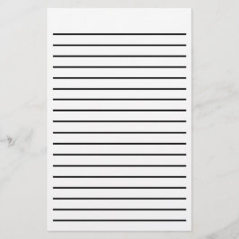 Papelería Estacionamiento de línea negrita