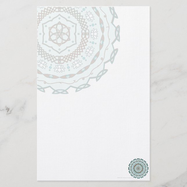 Papelería Estacionamiento de Lotus Weave (Anverso)