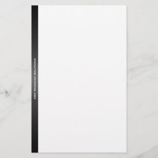 Papelería Estacionamiento de negocios en blanco y negro