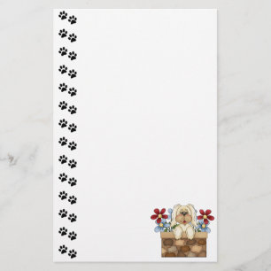 Papelería Estacionamiento de pared de piedra de perro