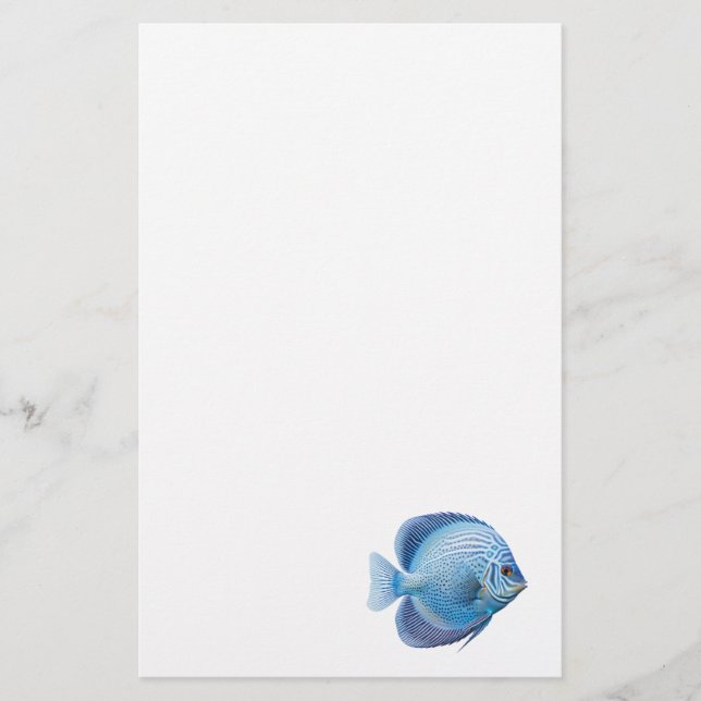 Papelería Estacionamiento de peces de peces de peces de pece (Anverso)