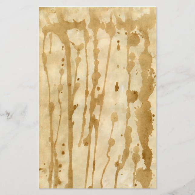 Papelería Estacionamiento de pergamino con mucho café (Anverso)