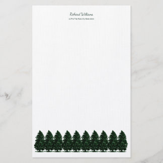 Papelería Estacionamiento de pinos forestales