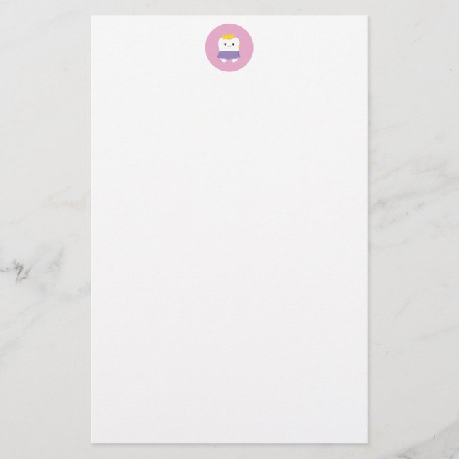Papelería Estacionamiento de princesas lecheras (Anverso)