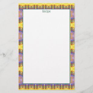 Papelería Estacionamiento de recetas con Verde azulado