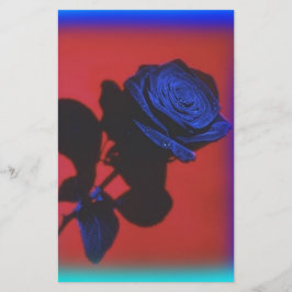 Papelería Estacionamiento de Rosa Real Azul Vintage