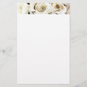 Papelería Estacionamiento de rosas blancas