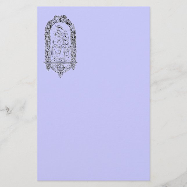 Papelería Estacionamiento de símbolos cristianos (Anverso)