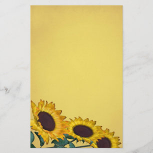 Papelería Estacionamiento de Sunflower Grunge