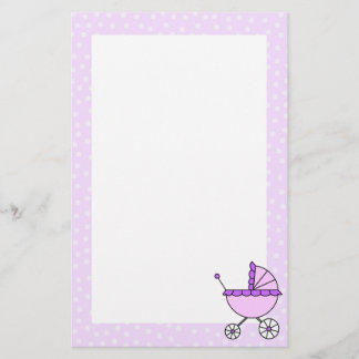 Papelería Estacionamiento de transporte de bebé morado