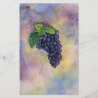 Estacionamiento de uvas de vino Pinot Noir