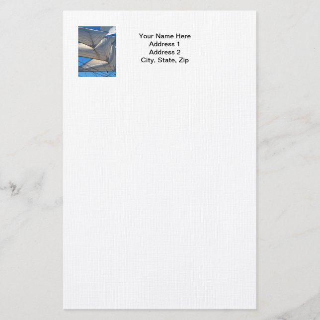 Papelería Estacionamiento de veleros (Anverso)