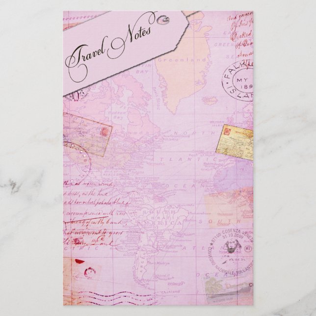 Papelería Estacionamiento de viajes (Anverso)