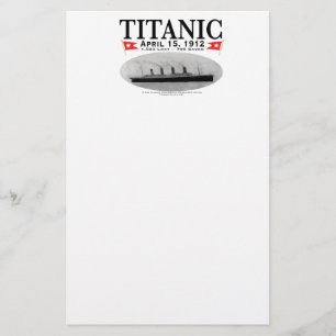 Papelería Estacionamiento del buque fantasma Titanic
