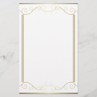 Papelería Estacionamiento del panel dorado