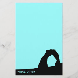 Papelería Estacionamiento Delicado de la Línea de Esquí del 